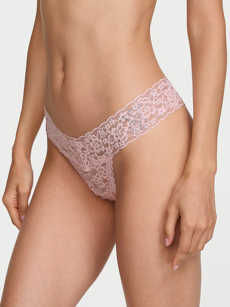 Lacie Sparkle Thong Panty image number null