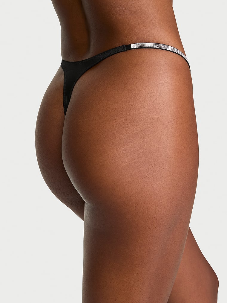 Shine Script Thong Panty image number null