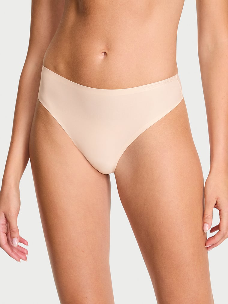 Body by Victoria Flex Mid-Rise Thong Panty image number null