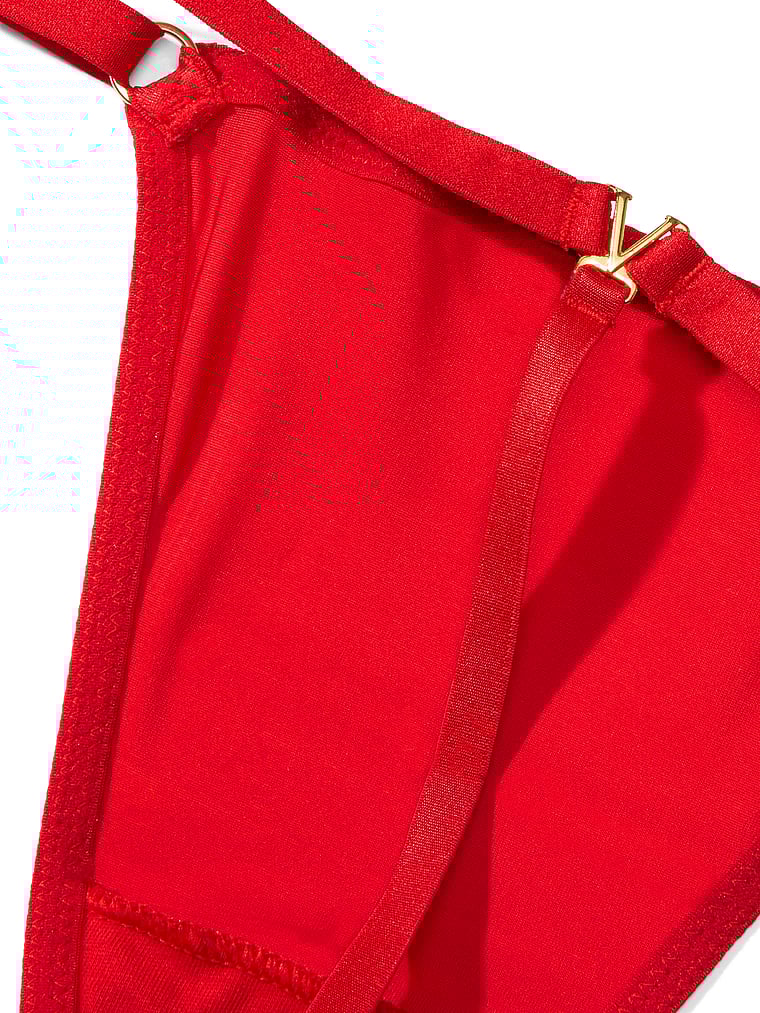 V-Hardware Adjustable V-String Panty image number null