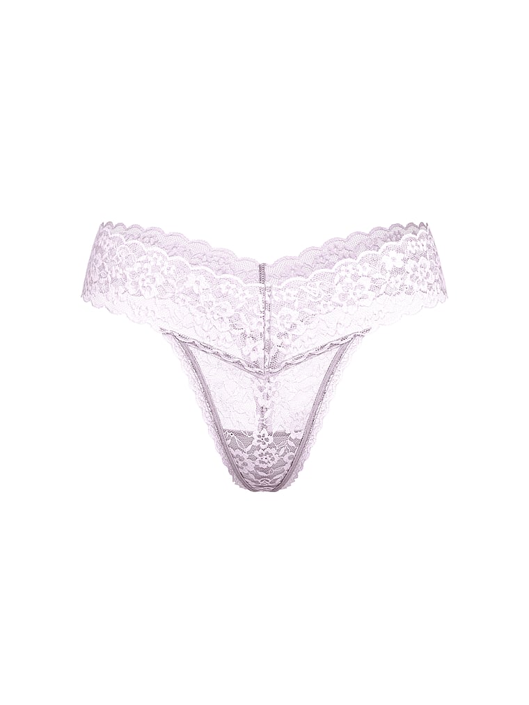 Lace Thong Panty image number null