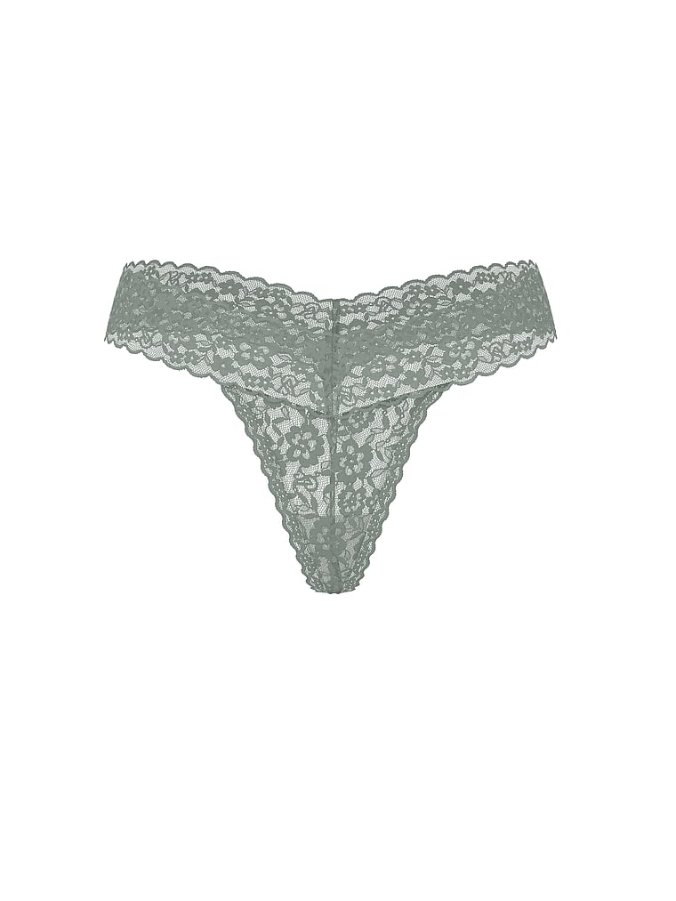 Lace Thong Panty image number null