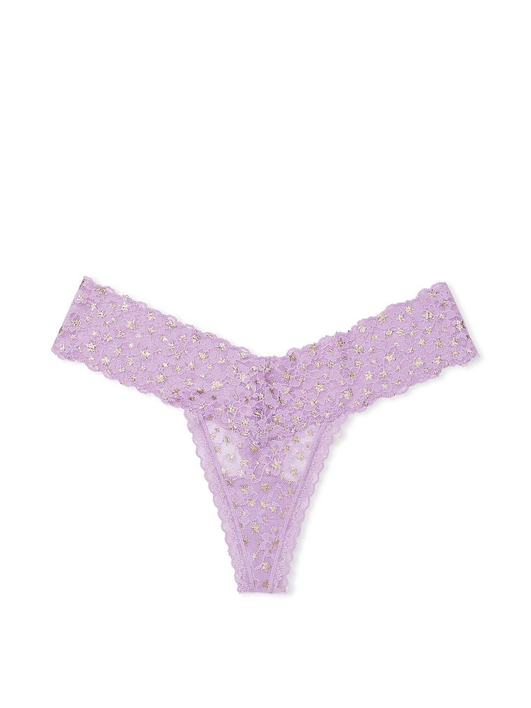 Posey Lace Thong Panty image number null