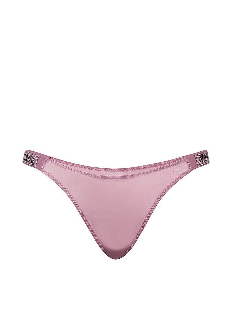 Shine Strap Thong Panty image number null