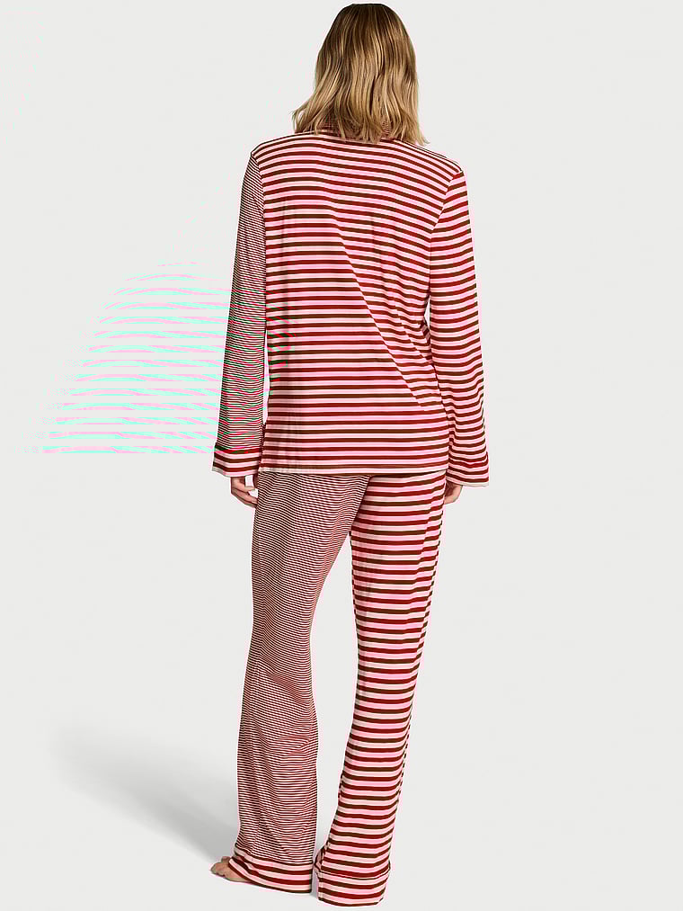 Modal Soft Long Pajama Set image number null