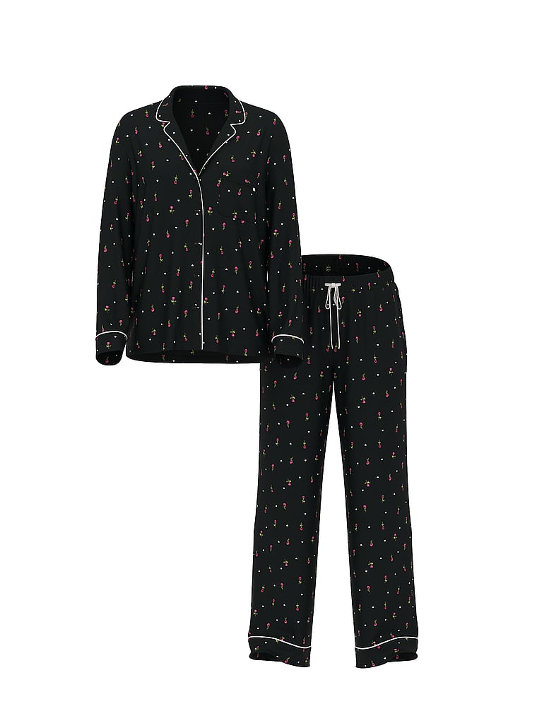 Modal Soft Long Pajama Set image number null