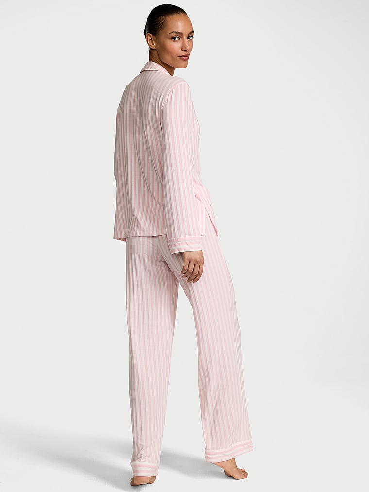 Modal Soft Long Pajama Set image number null