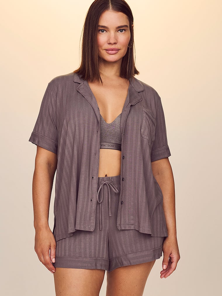 Ultra-Fine Modal Short Pajama Set image number null