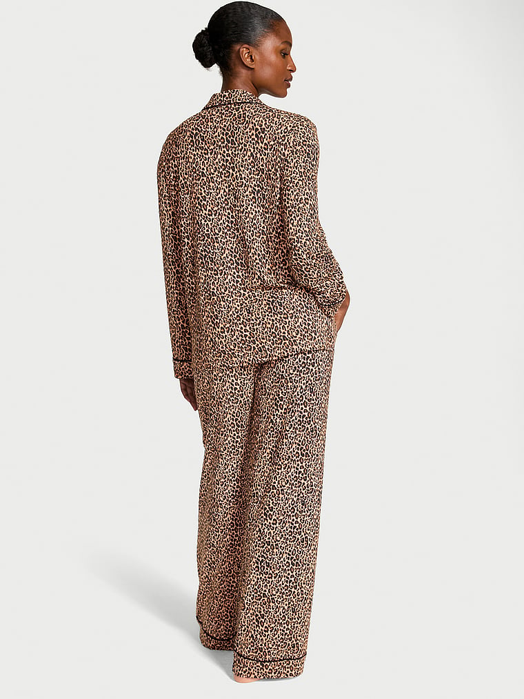 Modal Soft Long Pajama Set image number null
