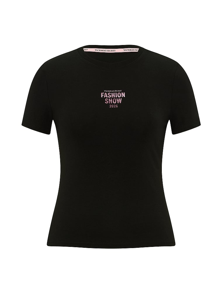 Stretch Cotton Fitted Tee image number null