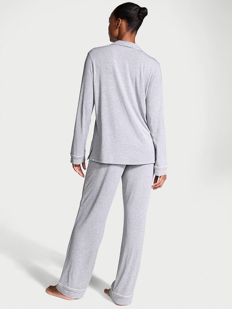 Modal Soft Long Pajama Set image number null