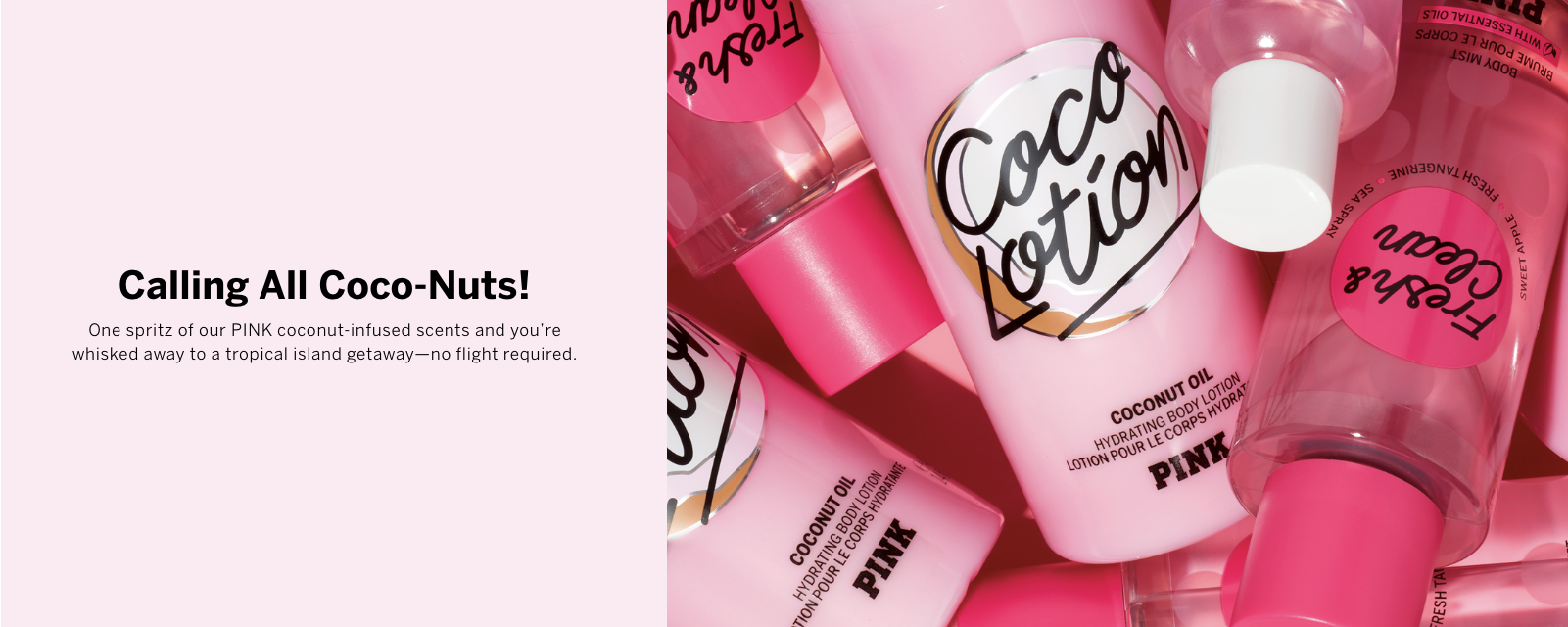 All Pink Beauty PLP banner