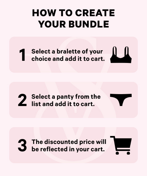 Bralette Panties Daily Deal PLP banner